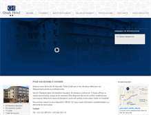 Tablet Screenshot of girafehotel.com